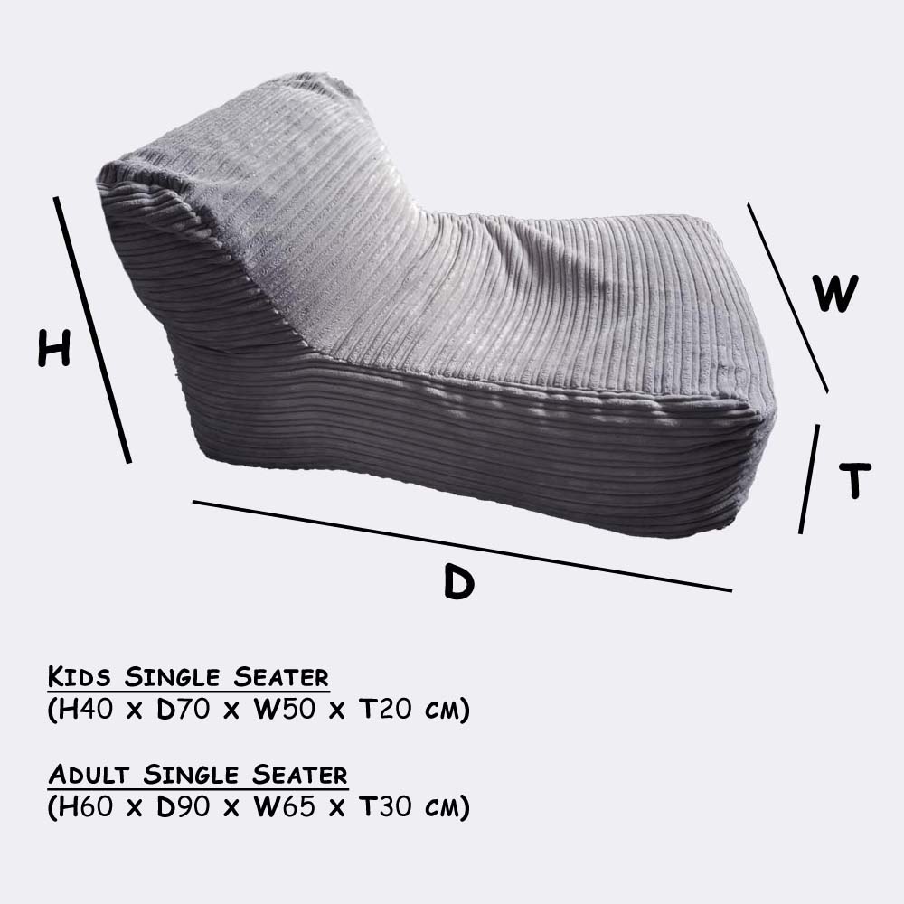 Jumbo Corduroy Single Seaters