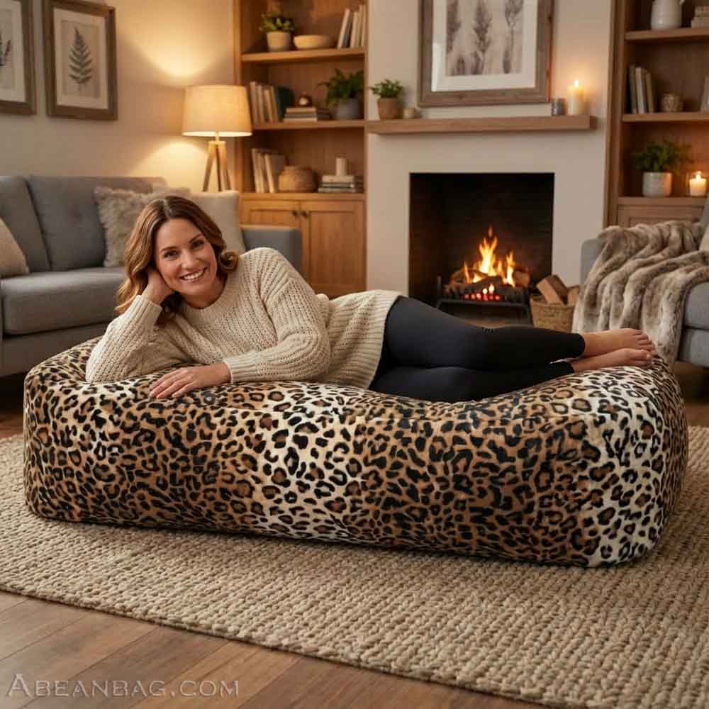 Faux Fur Pony Skin Beanbag Beds