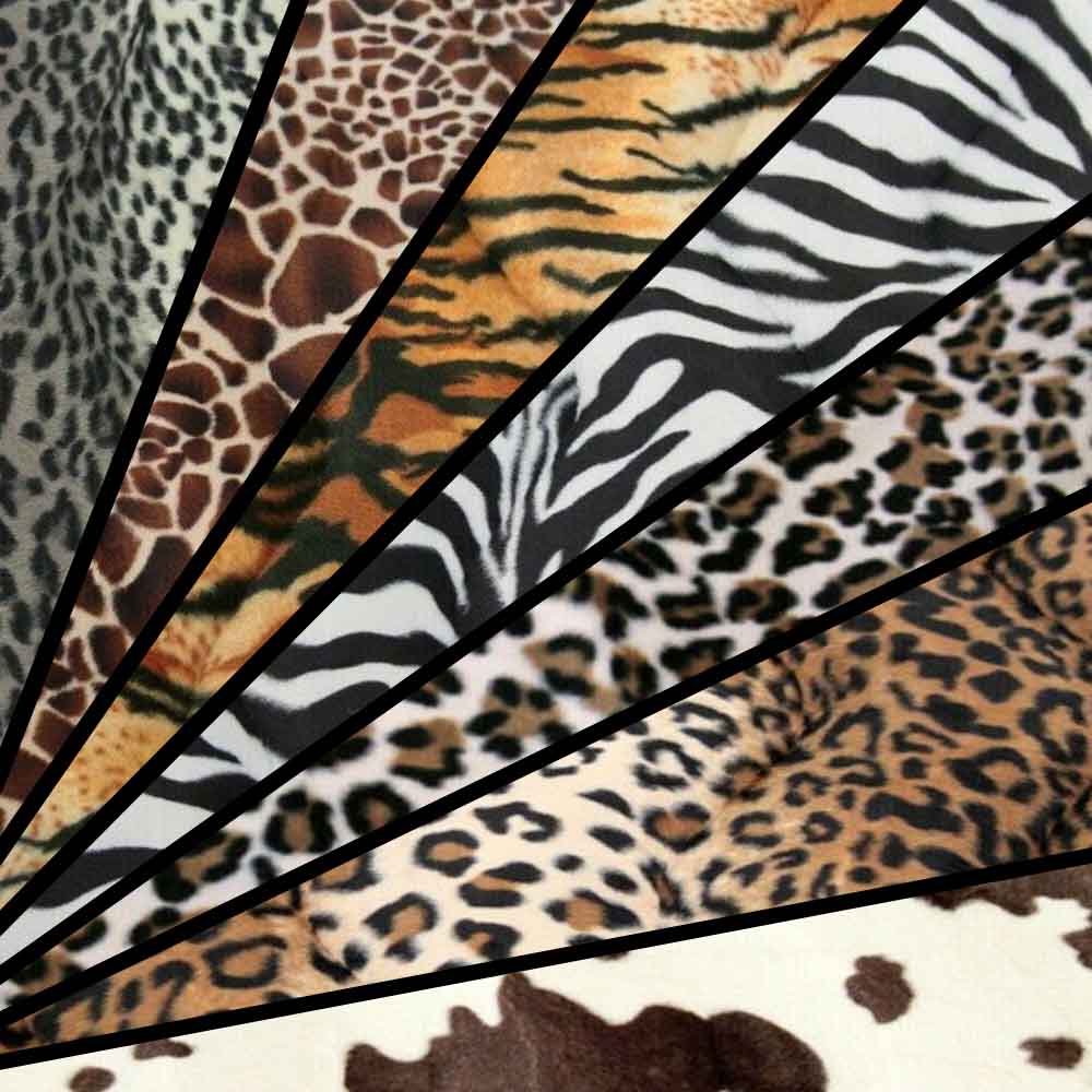 Faux Fur Bean Cushions Pony Skin