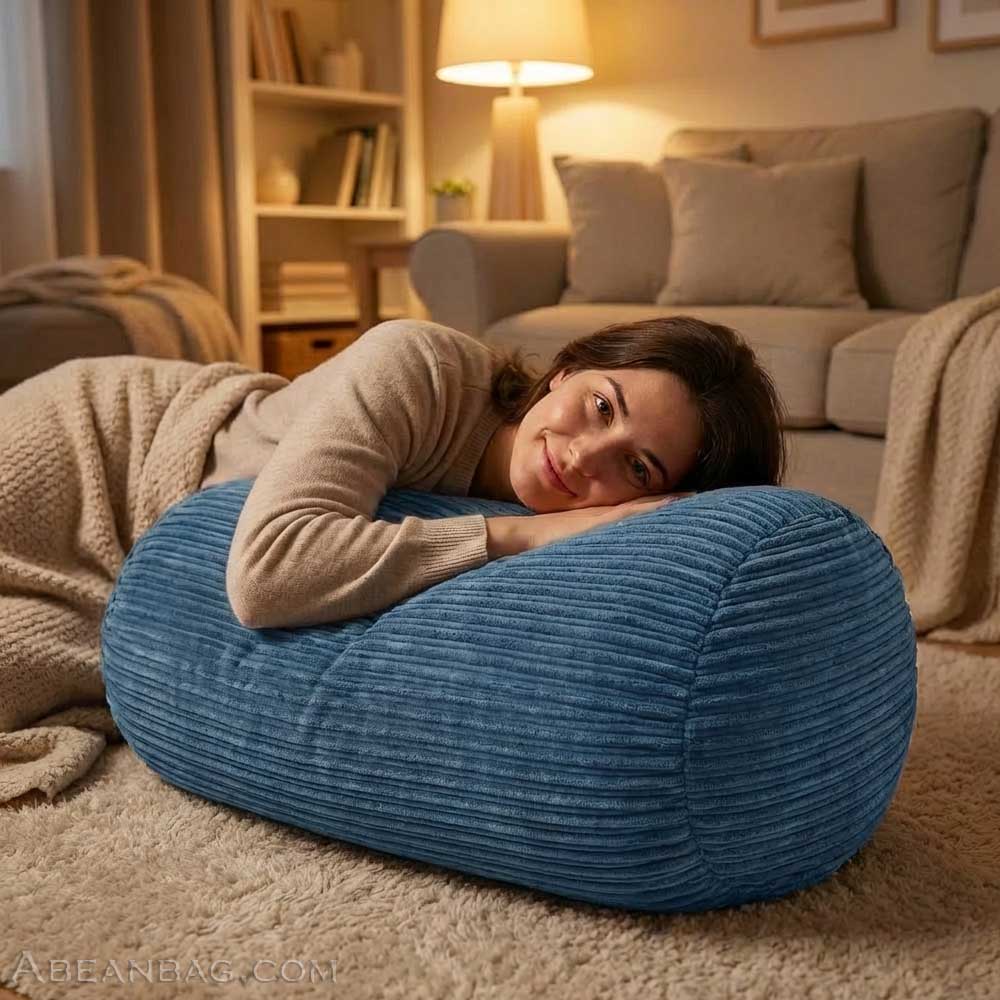 Jumbo Corduroy Bolster Beanbags
