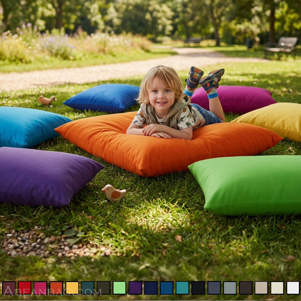 Indoor/Outdoor Beanbag Floor Cushions
